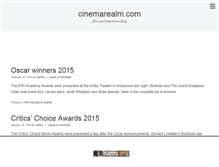 Tablet Screenshot of cinemarealm.com
